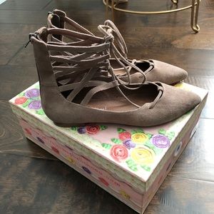 Jeffrey Campbell laced flats size 7